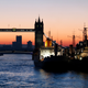 The RMS St. Helena, Extreme E’s travel ship, docked in London for the series’ launch event.